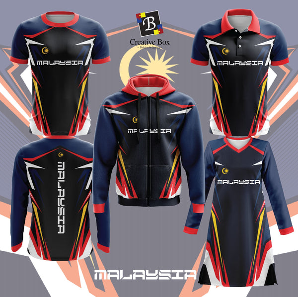 Limited Edition BAJU MALAYSIA Jacket and Jersey #02