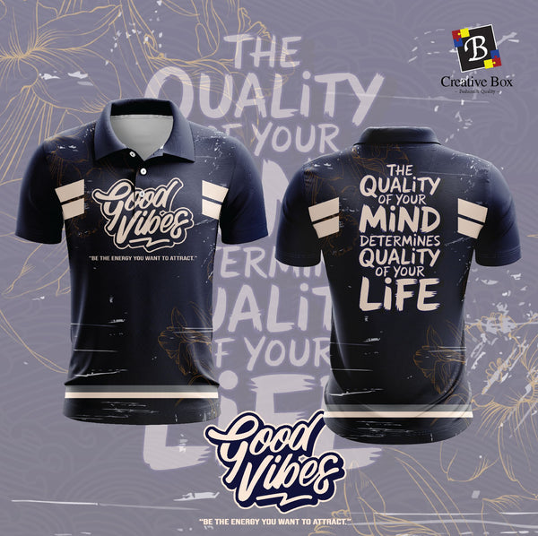 Limited Edition POSITIVE VIBES QUOTE Jersey and Jacket #02