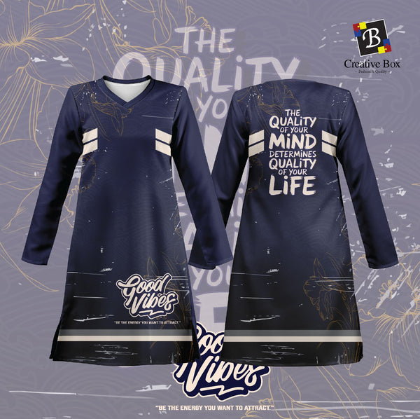 Limited Edition POSITIVE VIBES QUOTE Jersey and Jacket #02