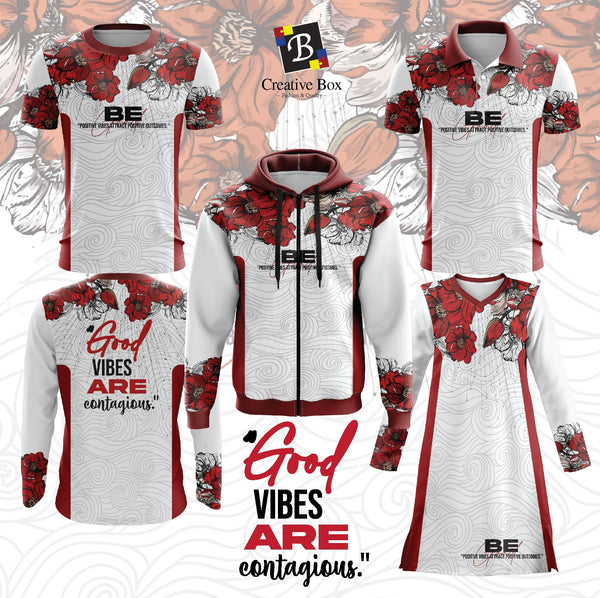 Limited Edition POSITIVE VIBES QUOTE Jersey and Jacket