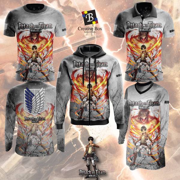 2021 Latest Design Anime Jacket and Jersey (ATTACK ON TITAN ) #01