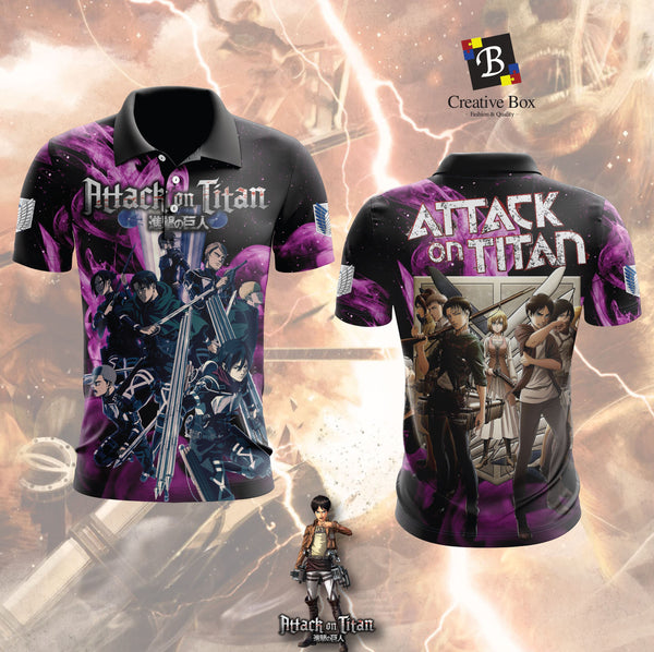 2021 Latest Design Anime Jacket and Jersey (ATTACK ON TITAN ) #02