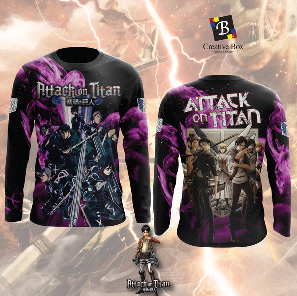 2021 Latest Design Anime Jacket and Jersey (ATTACK ON TITAN ) #02