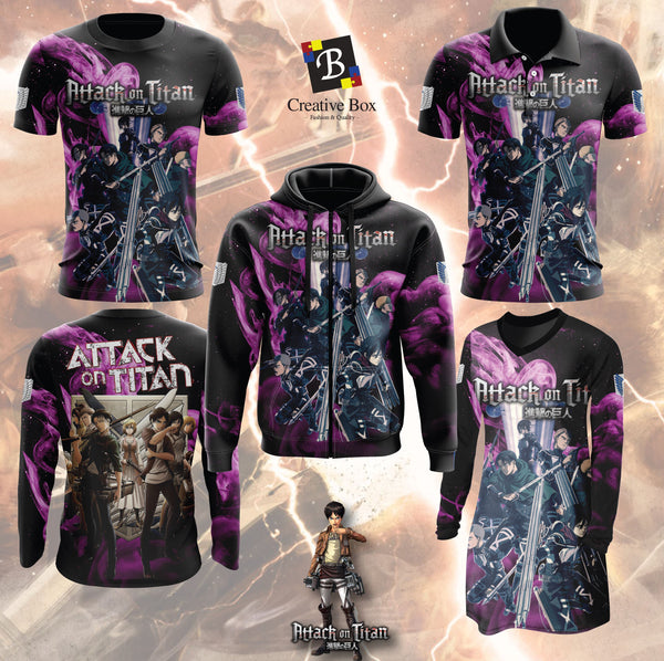 2021 Latest Design Anime Jacket and Jersey (ATTACK ON TITAN ) #02