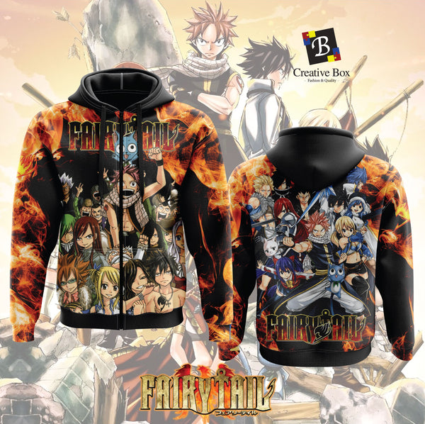 2021 Latest Design Anime Jacket and Jersey (FAIRY TAIL) #01