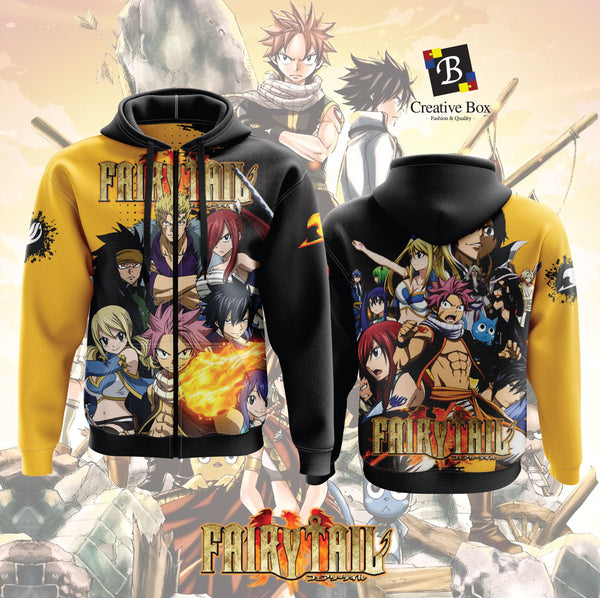 2021 Latest Design Anime Jacket and Jersey (FAIRY TAIL) #02