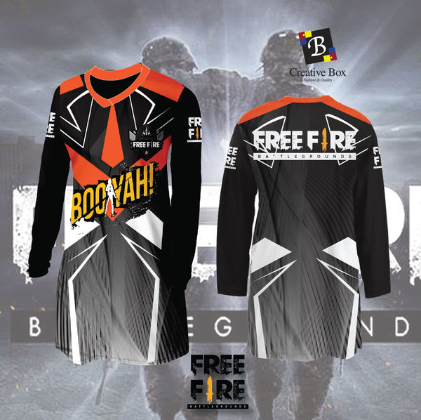 2021 Latest Design Gaming Jacket and Jersey (FREE FIRE) #01