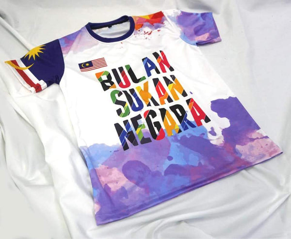 Jersi Sublimation Bulan Sukan Negara #01