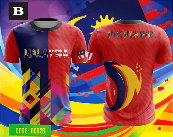 Jersi Sublimation Bulan Sukan Negara #02
