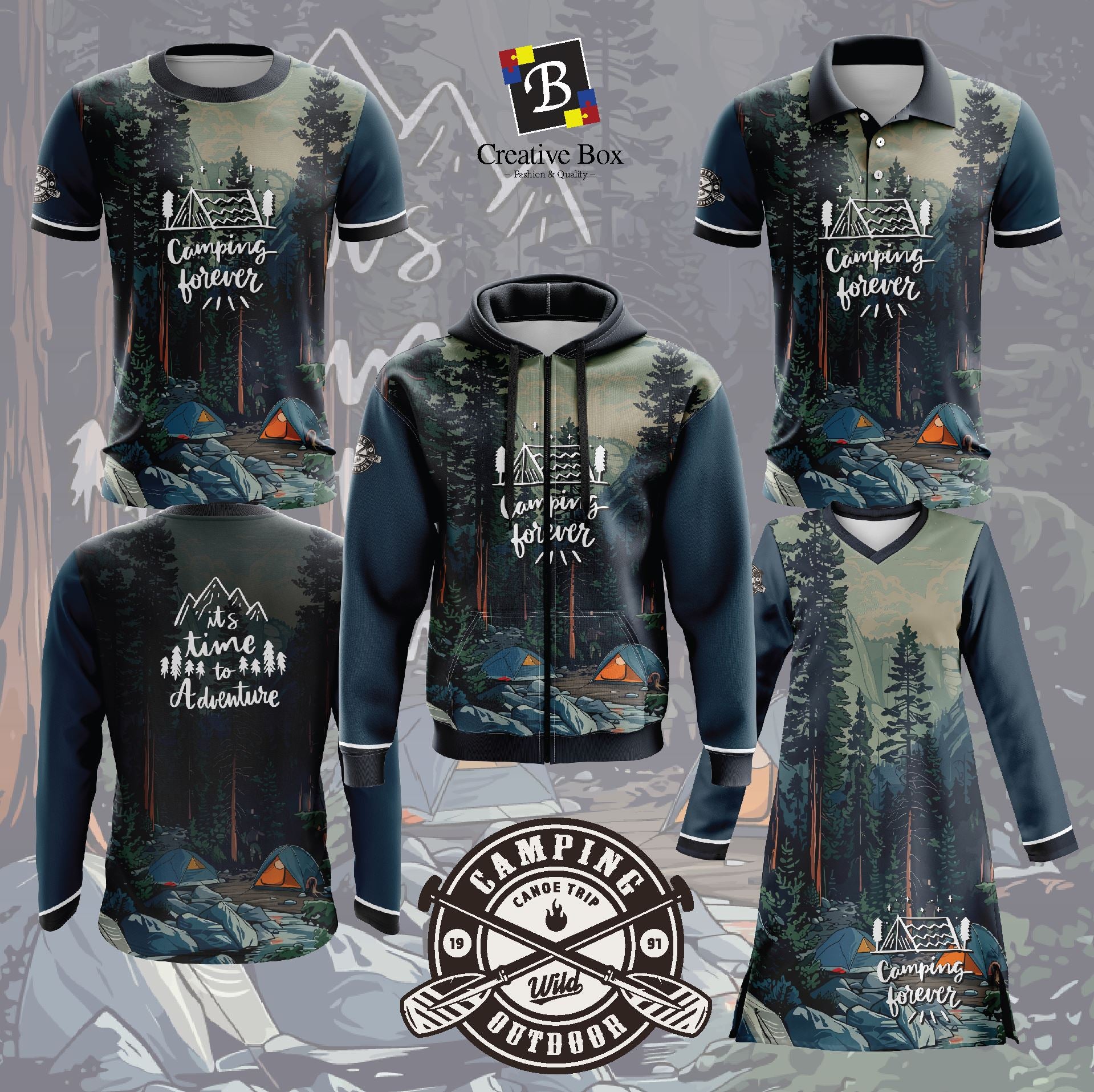 Limited Edition CAMPING Jersey and Jacket #04