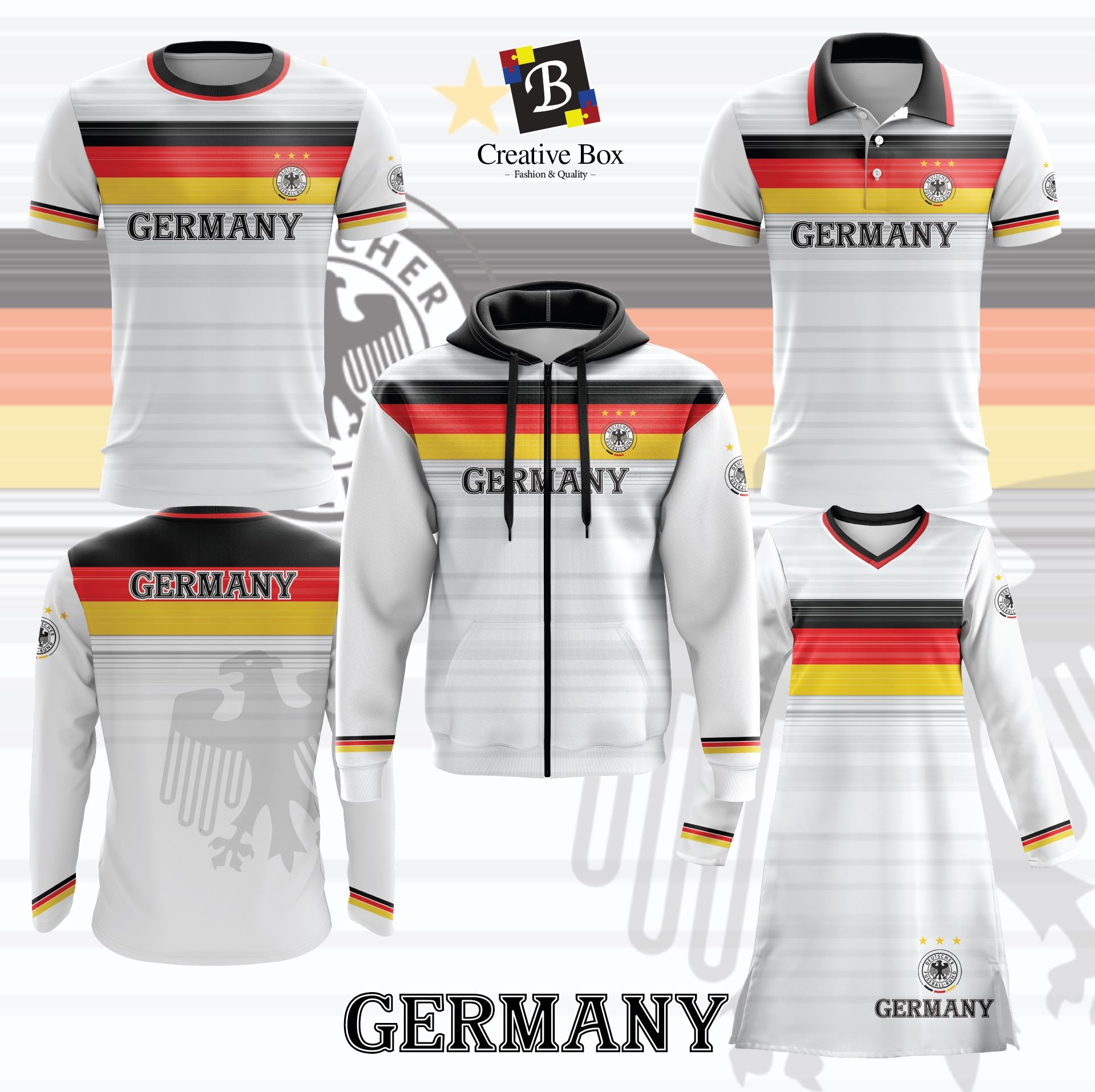 Limited Edition FAN MADE GERMANY Jersey and Jacket