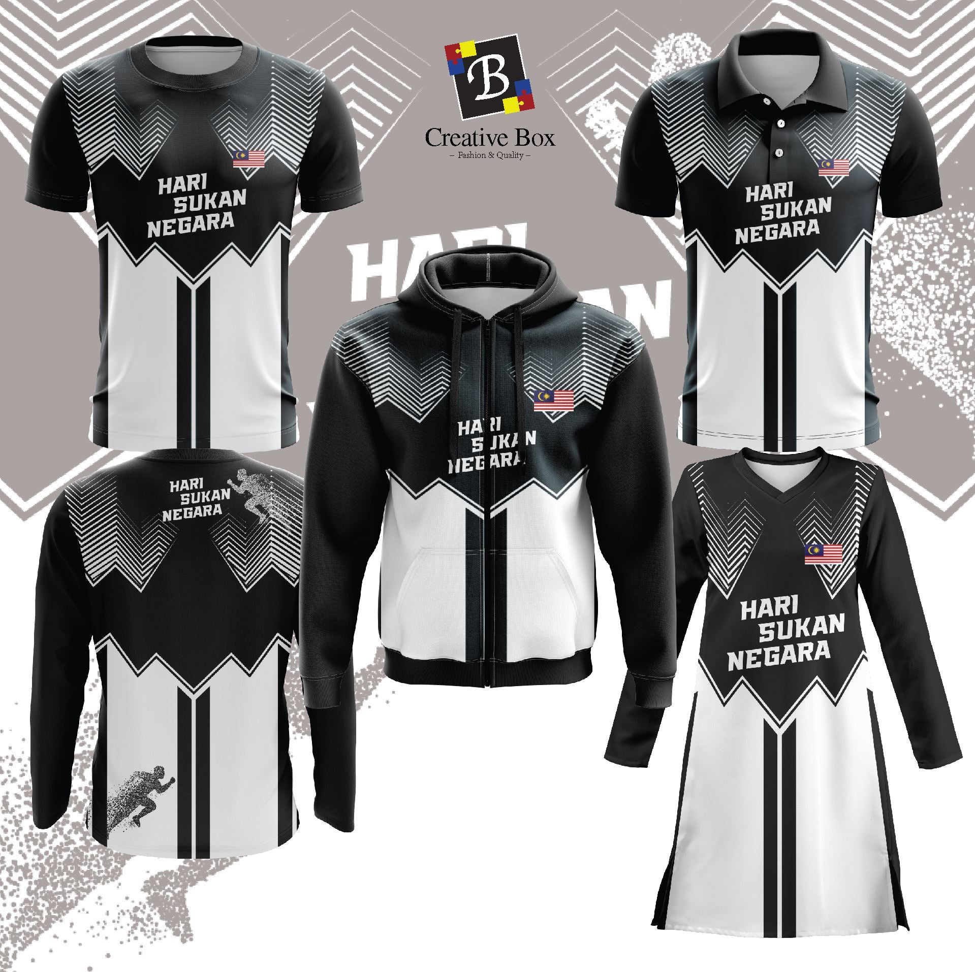 Limited Edition HARI SUKAN NEGARA Jersey and Jacket #11