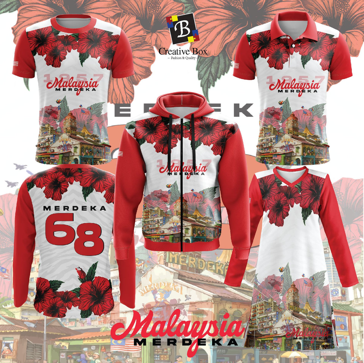 Limited Edition Merdeka Malaysia Jacket and Jersey #15 – Creative Box