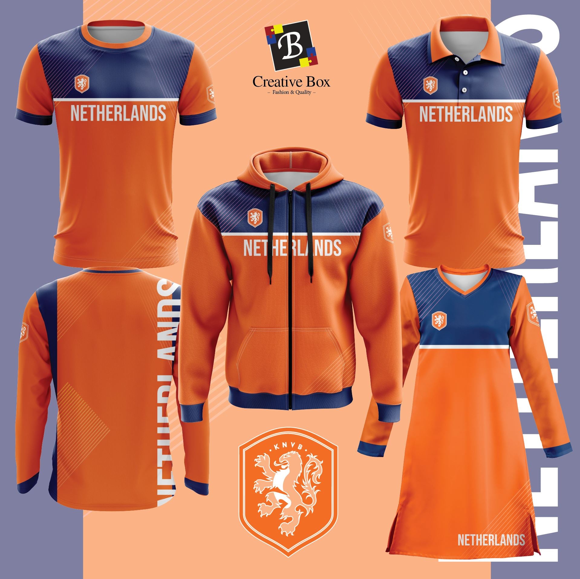 Limited Edition FAN MADE NETHERLANDS Jersey and Jacket