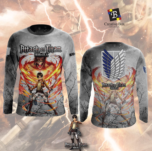 2021 Latest Design Anime Jacket and Jersey (ATTACK ON TITAN ) #01