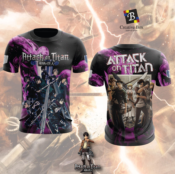 2021 Latest Design Anime Jacket and Jersey (ATTACK ON TITAN ) #02