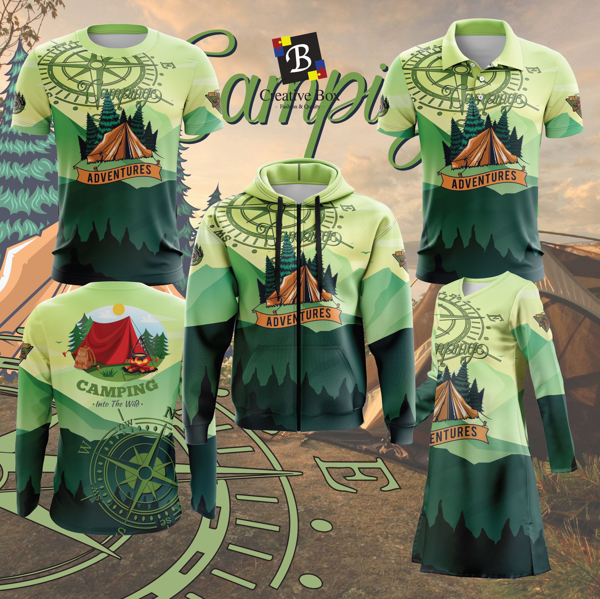 Limited Edition Camping Jersey and Jacket #01