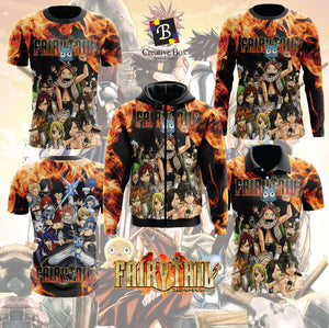 2021 Latest Design Anime Jacket and Jersey (FAIRY TAIL) #01