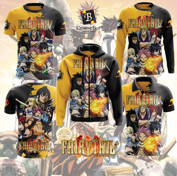 2021 Latest Design Anime Jacket and Jersey (FAIRY TAIL) #02