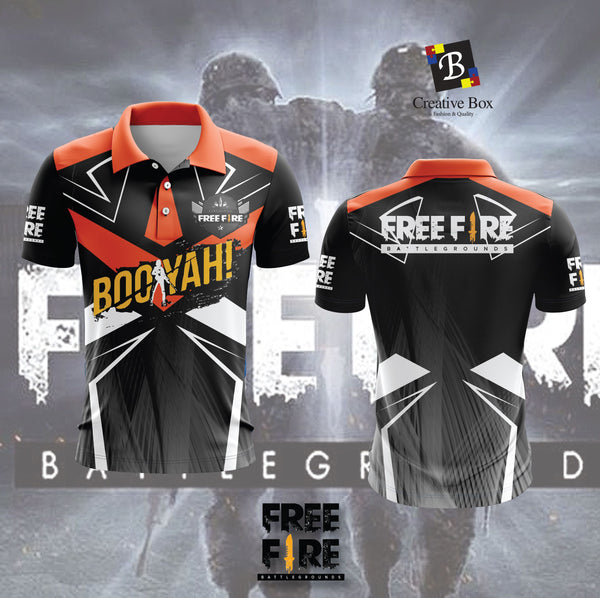 2021 Latest Design Gaming Jacket and Jersey (FREE FIRE) #01