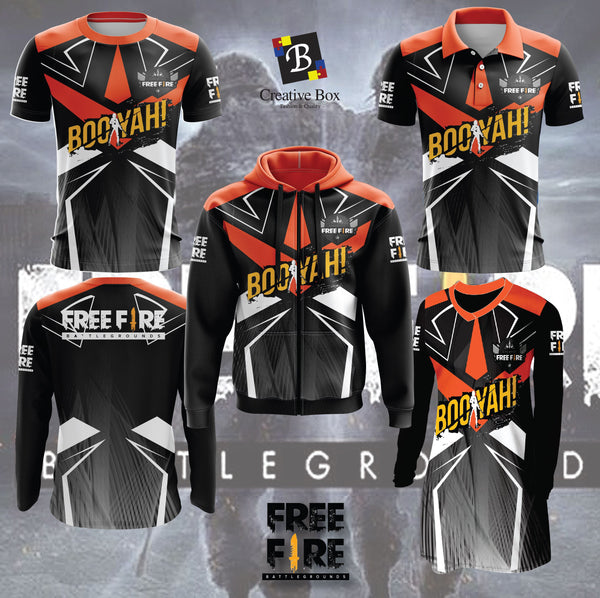 2021 Latest Design Gaming Jacket and Jersey (FREE FIRE) #01
