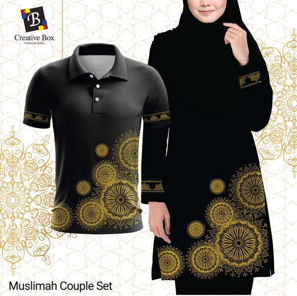 2021 Latest Design Couple Muslimah #01