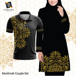 2021 Latest Design Couple Muslimah #02