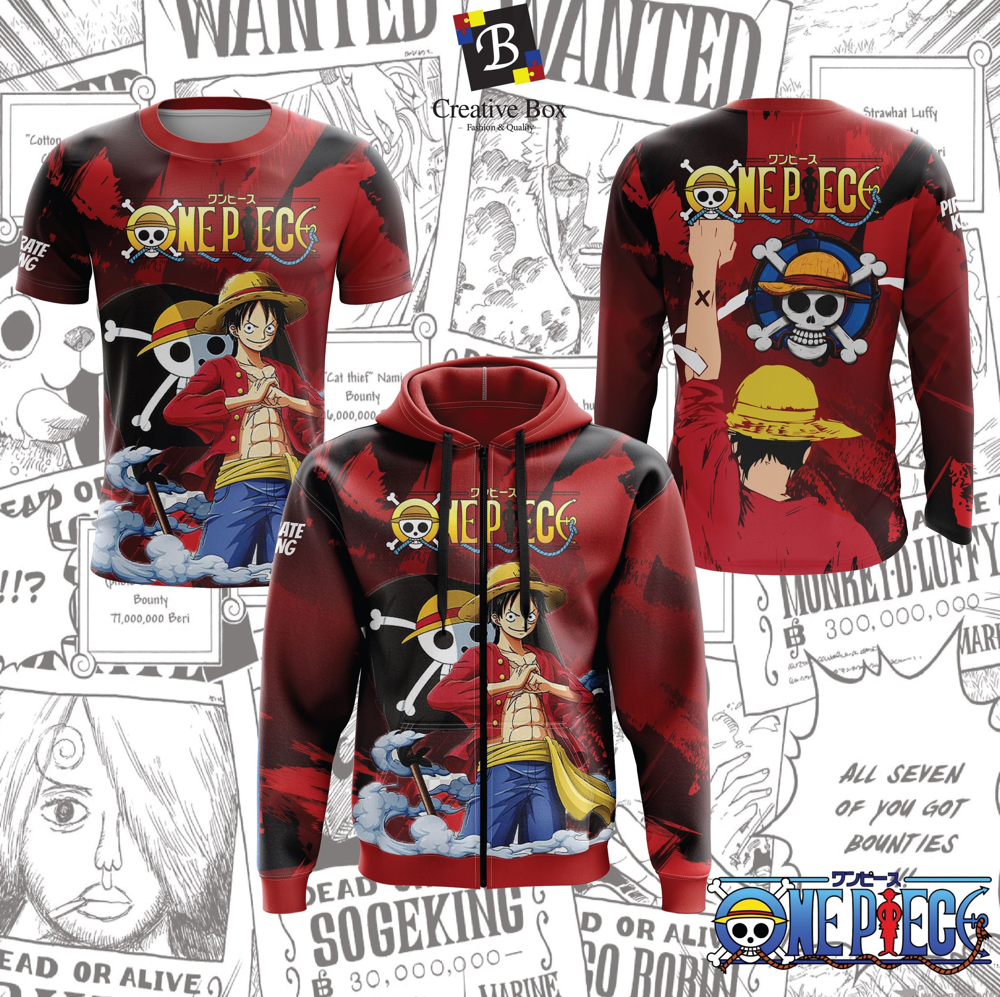 2020 Latest Design Anime Jacket and Jersey (One Piece) #01